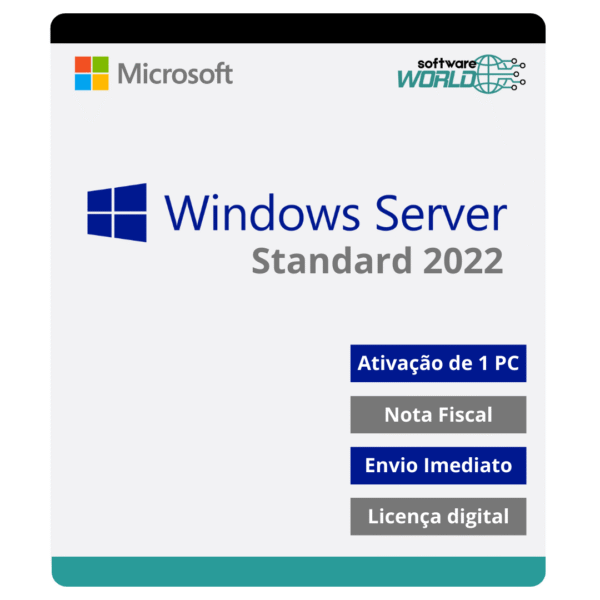 Windows Server 2022 Standard – Licença Digital