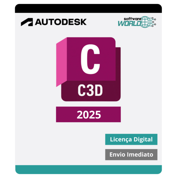 Licença Autodesk Civil 3D 2025 - Ativação Online