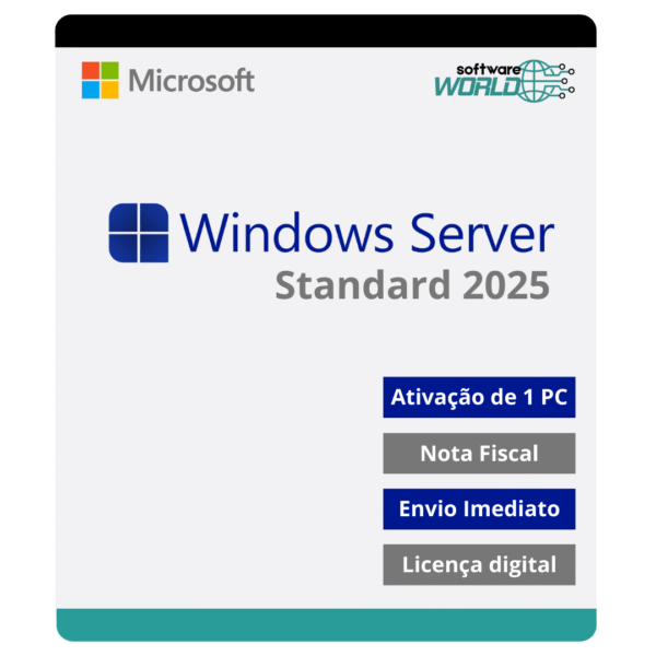 Windows Server 2025 Standard – Licença Digital