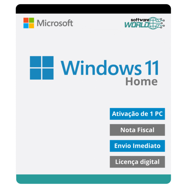 Windows 11 Home OEM 32/64 Bits – Licença Digital