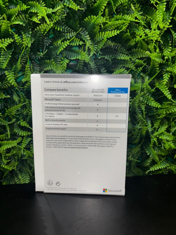 Office Professional Plus 2021 – Box Físico Pen Drive - Imagem 3