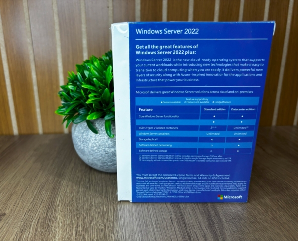 Windows Server 2022 Standard – Box Físico Pen Drive - Imagem 4