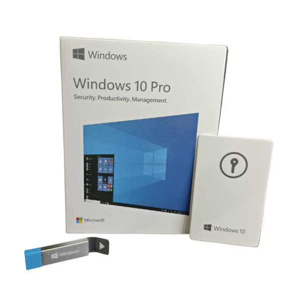 Windows 10 Pro 64 Bits – Box Físico Pen Drive Lacrado