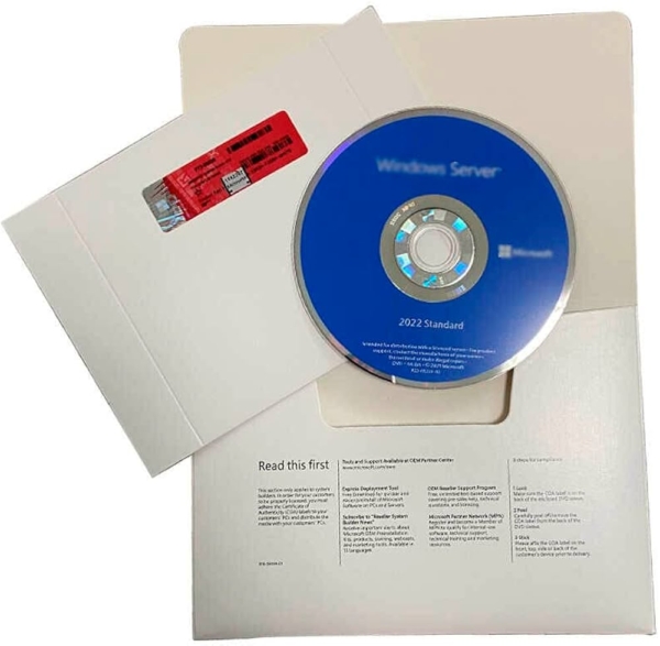 Windows Server 2025 Standard OEM 64 Bits - DVD Mídia Física