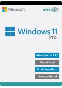 Windows 11 Pro 64 Bits OEM – Ativação Digital – 1 PC