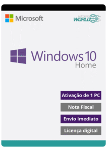 Windows 10 Home 32/64 Bits OEM - Ativação Digital - 1 PC